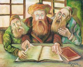 Rabbis arguing